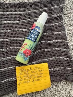 Waikiki Beach Coconut Bath & Body Works Aloe Lotion (About 4oz)